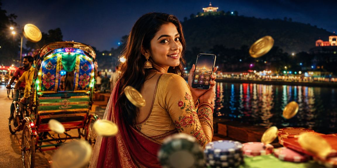 ঢাকায় রিকশার পাশে বসে betwinner bd মোবাইল ক্যাসিনো অ্যাপ ব্যবহার করছেন একজন ব্যবহারকারী