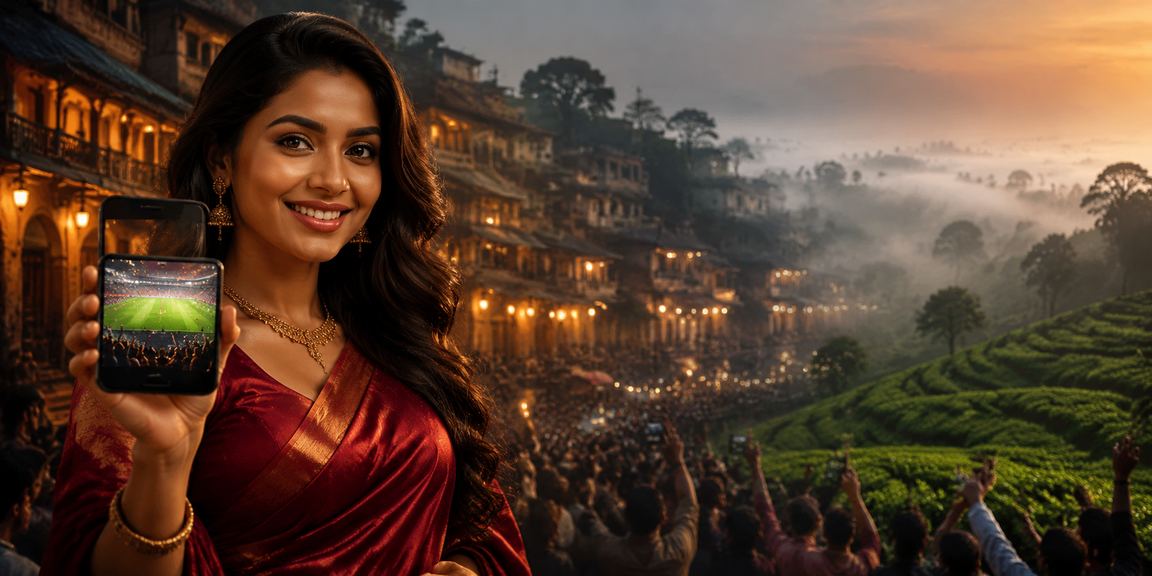 নারায়ণগঞ্জে চা বাগানে বসে মোবাইলে betwinner bd ক্যাসিনো প্রোমোশন উপভোগ করছেন একজন খেলোয়াড়